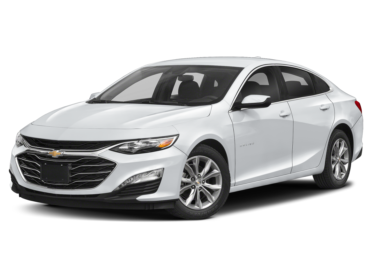 2023 Chevrolet Malibu LT in Dark Ash Metallic — front three-quarter view