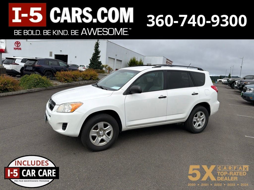 2011 Toyota RAV4 Base in Ice Cap — front three-quarter view
