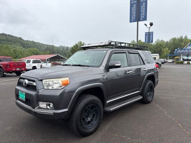 2010 Toyota 4Runner Trail V6 in Magnetic Gray Metallic — front three-quarter view